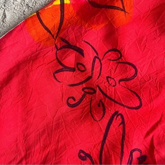 Jams World Vintage 90s Furphy Hawaiian Floral Nature Island Slit Maxi Dress - Picture 10 of 17